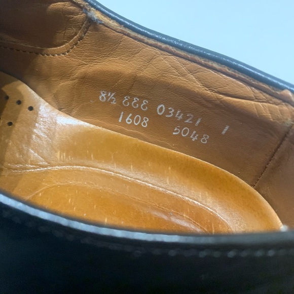 Allen Edmonds Ashton Orthotic 8.5 Black Ext Wide main image 6